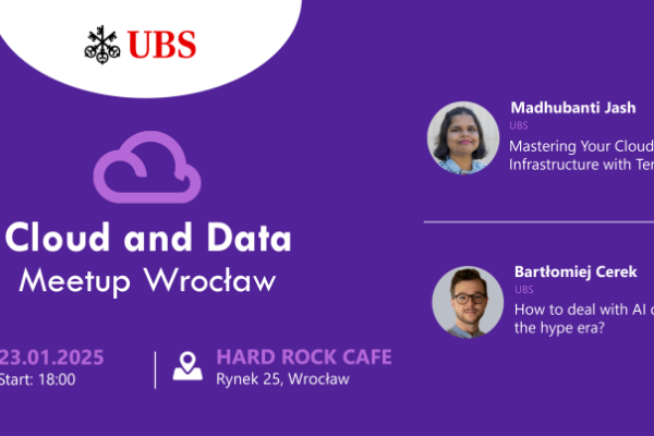 Cloud and Data Meetup Wrocław