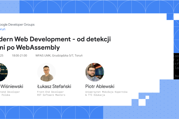 Modern Web Development – od detekcji dłoni po WebAssembly